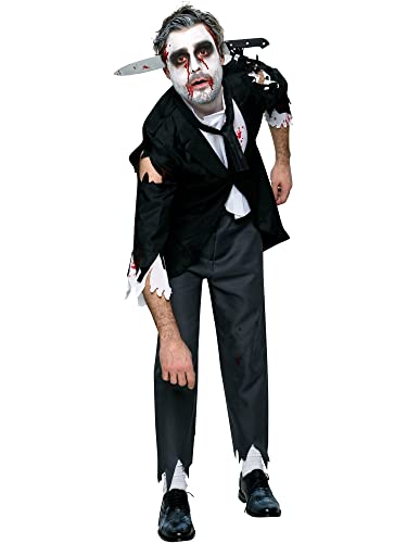 Rubie 's 810503 Rubie 's Offizielles Bloody Butler Zombie Halloween Kostüm für Erwachsene Standard-Größe Halloween von Rubie's