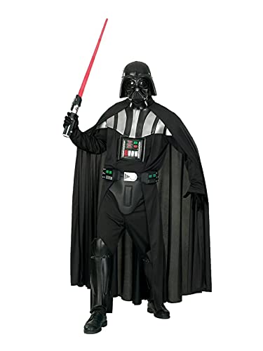 Rubie's 888107-L Rubie 's Offizielles Star Wars Darth Vader Deluxe Kostüm Erwachsene XL Größe, Schwarz Halloween von Rubie's