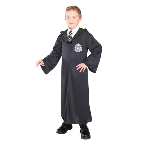 Rubie's Official Harry Potter Slytherin Robe, Kinderkostüm, Größe Small, 3-4 Jahre Halloween von Rubie's