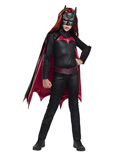 Rubie's offizielles Deluxe Batwoman Mädchen Kostüm Kinder Kostüm Kinder Kostüm, gezeigt von Rubie's