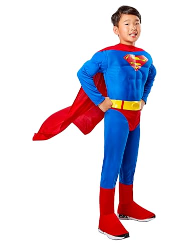 Superman - Deluxe Muscle Chest - Kinder-Kostüm - Kleinkind - 94cm Halloween von Rubie's