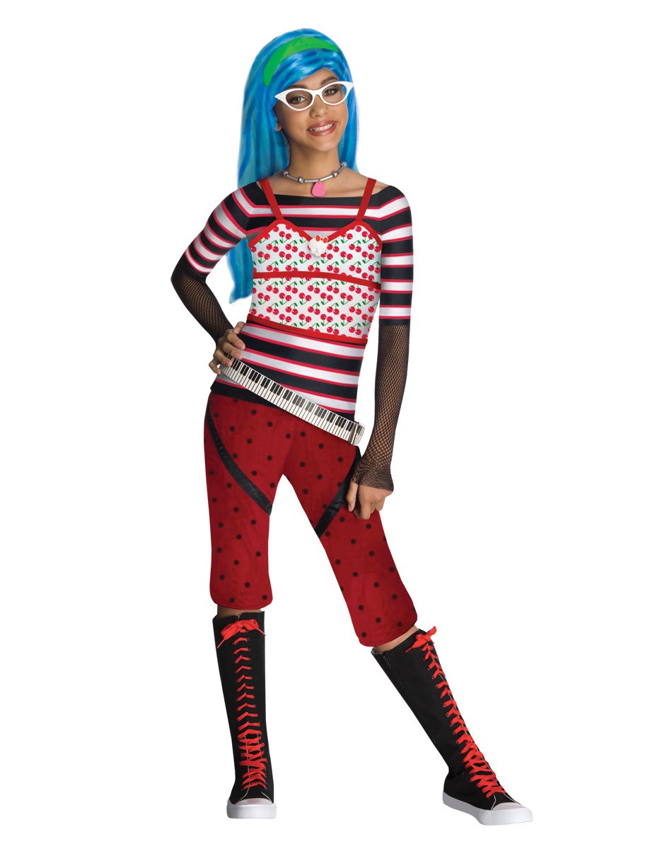 Ghoulia Yelps-Kinderkostüm Monster High-Lizenzkostüm bunt von RUBIES ES