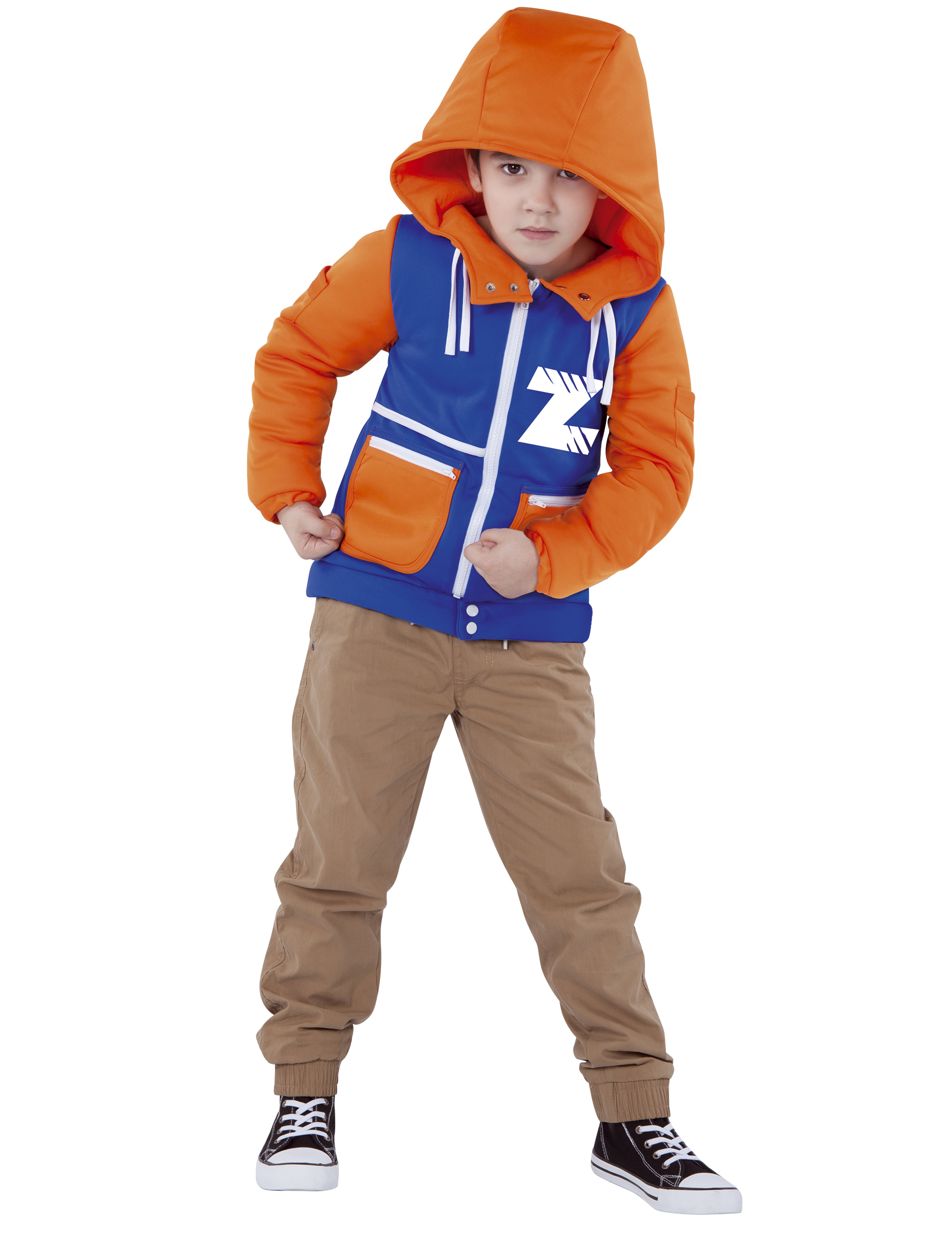 Invizimals Kinderweste Fan-Weste orange-blau von RUBIES ES