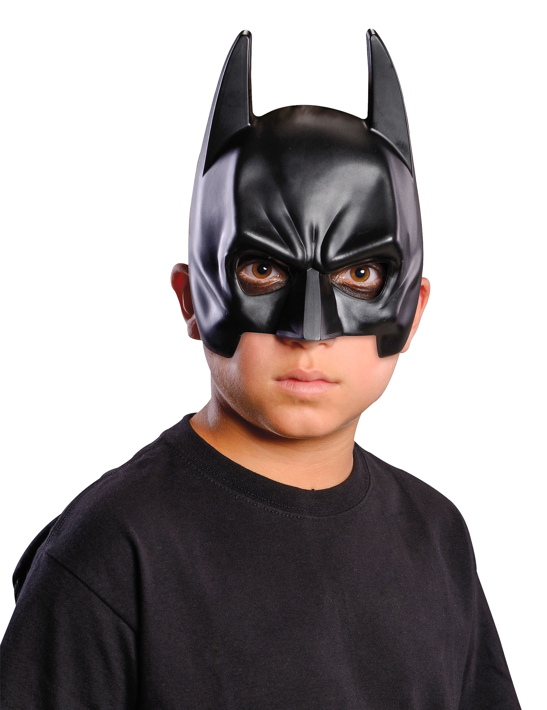 Batman-Halbmaske Jungen schwarz von RUBIES FRANCE