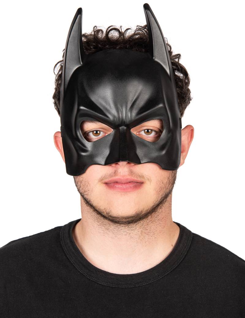 Batman The Dark Knight Rises Erwachsenen-Halbmaske schwarz von RUBIES FRANCE