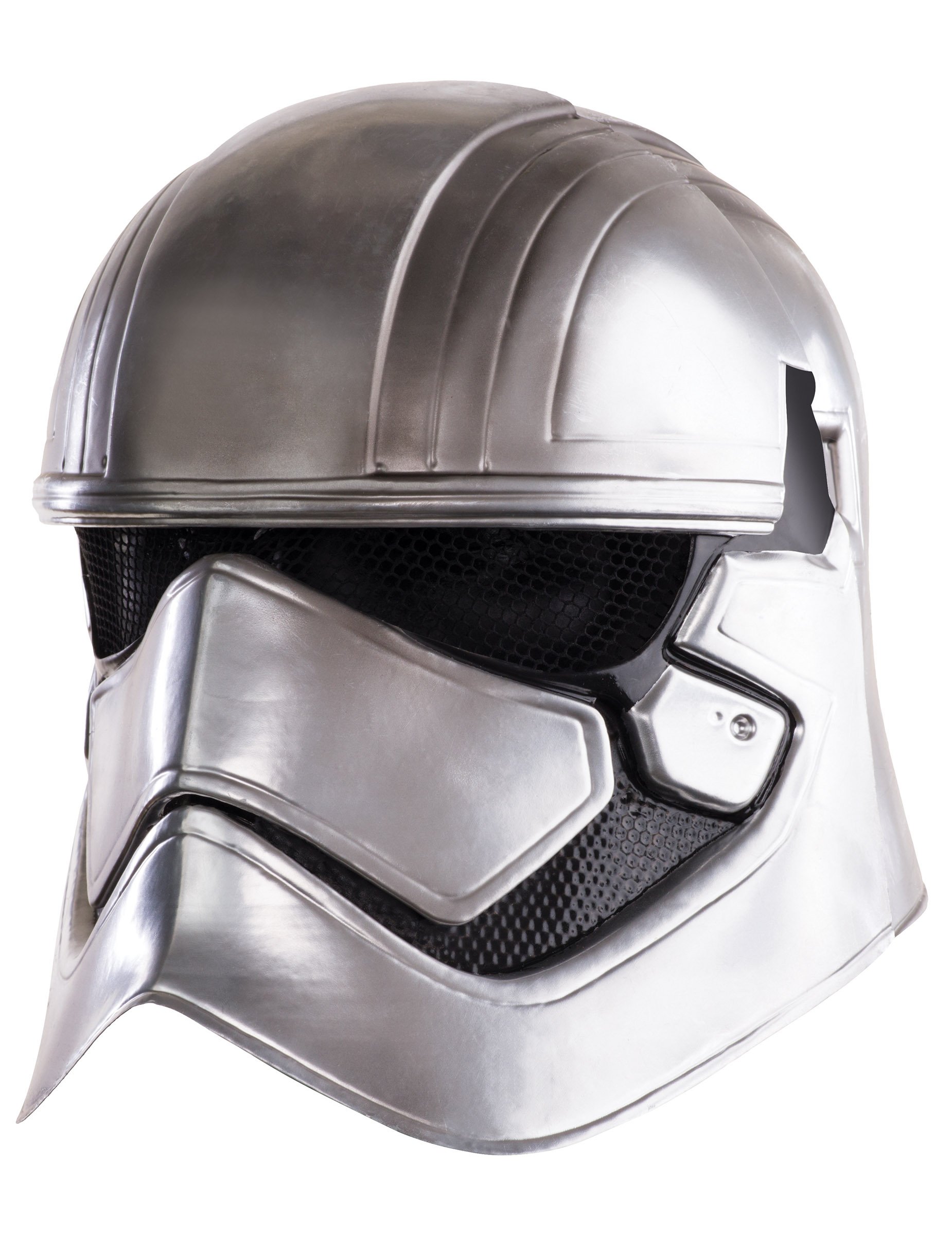 Captain Phasma Erwachsenen-Maske zweiteilig Star Wars VII silber-schwarz von RUBIES FRANCE