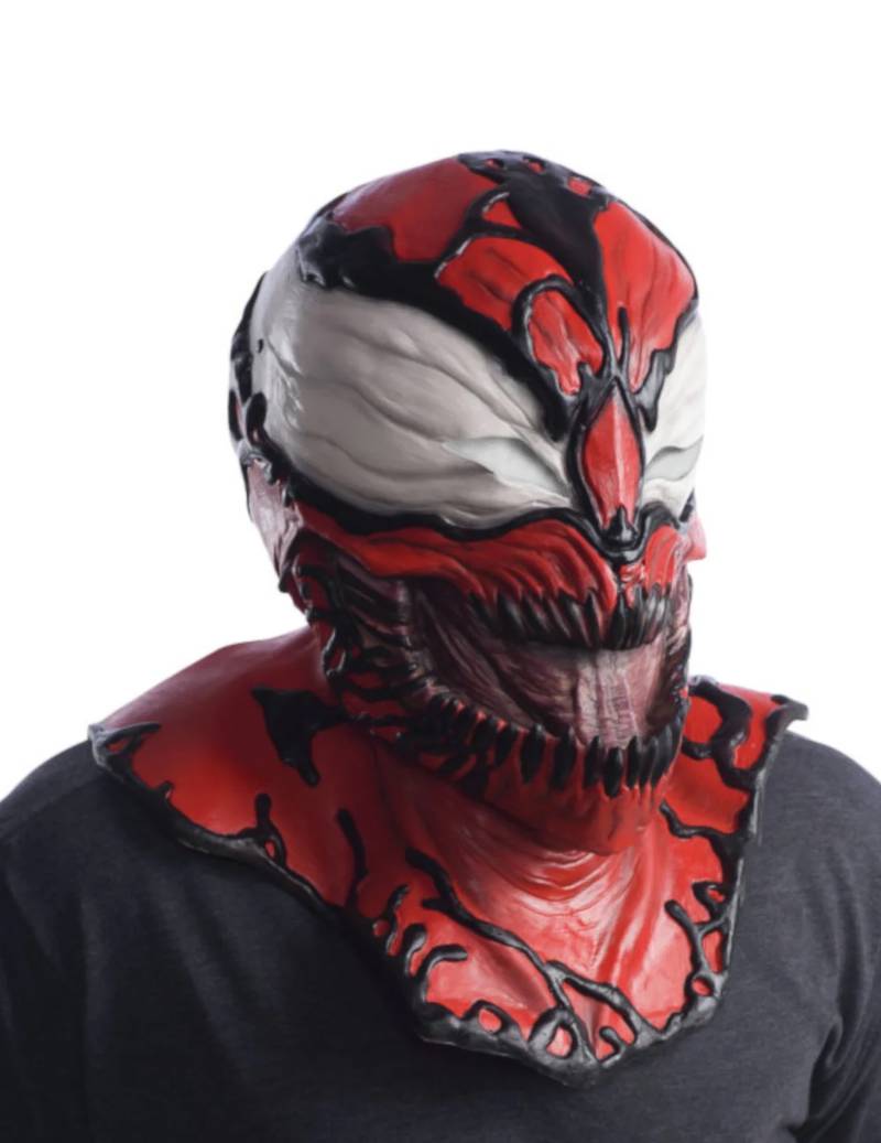 Carnage-Maske Marvel's Venom Halloween-Maske rot-schwarz-weiss von RUBIES FRANCE