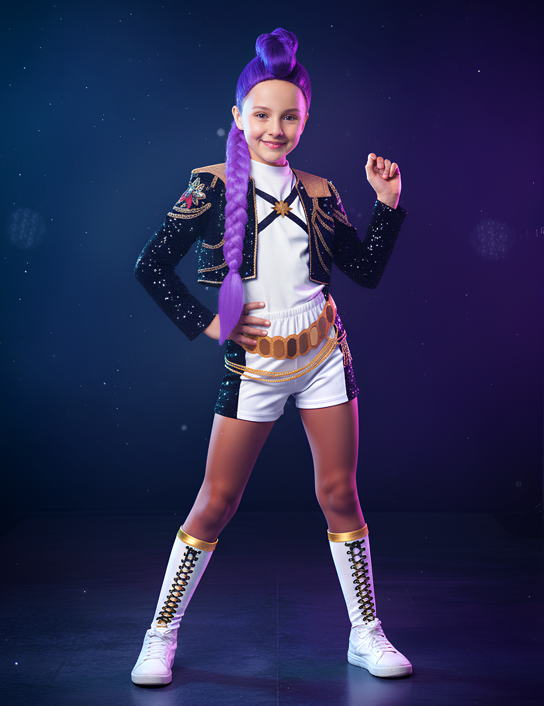 Deluxe Rumi Gold Kpop Demon Hunters Mädchen Deluxe Rumi Gold Kpop Demon Hunters Mädchen von RUBIES FRANCE