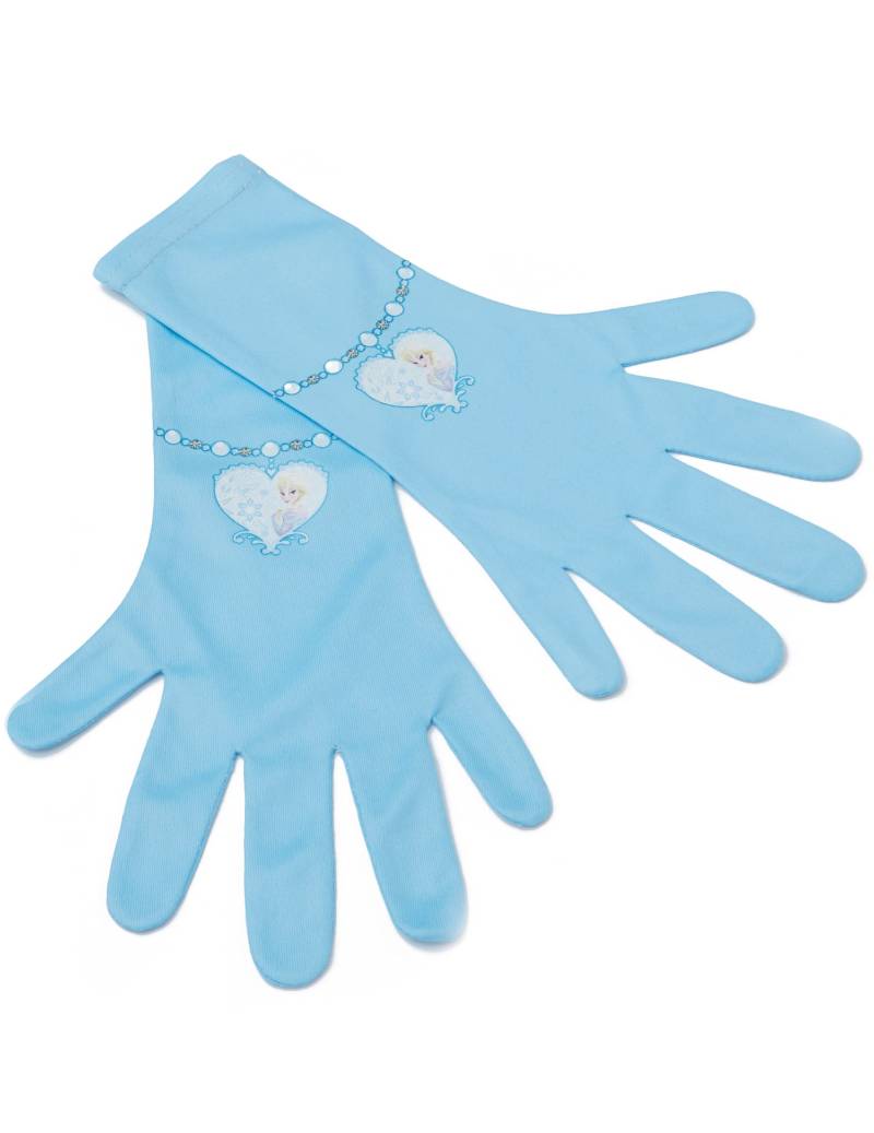 Die Eiskönigin Mädchen-Handschuhe Elsa-Handschuhe hellblau von RUBIES FRANCE