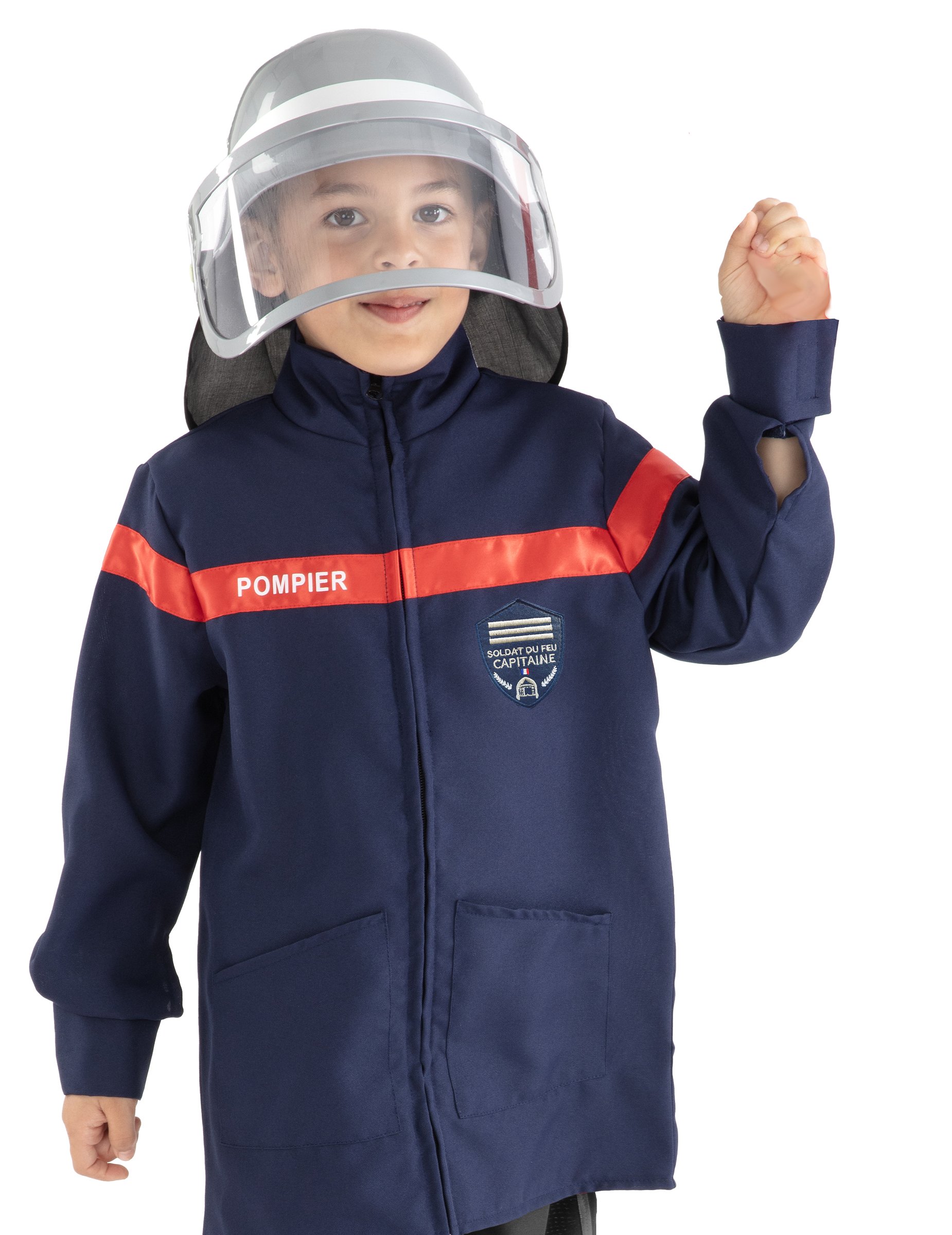 Feuerwehrmann Set für Kinder Jacke und Helm Feuerwehrmann Set für Kinder Jacke und Helm von RUBIES FRANCE