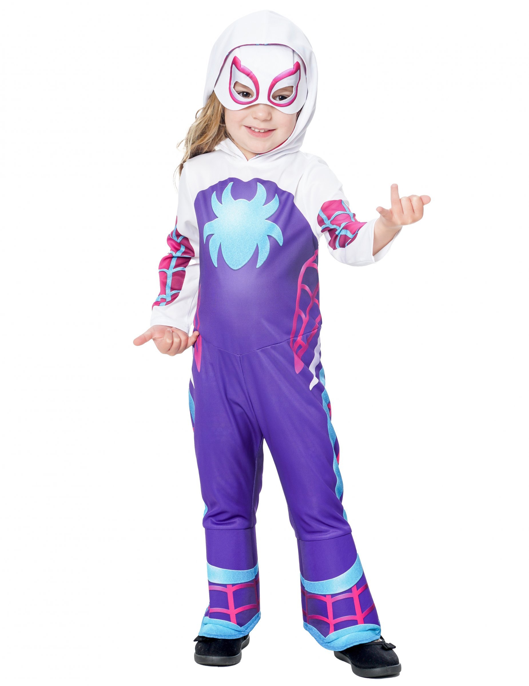 Ghost-Spider Kinderkostüm lila-weiss Spidey und seine Super-Freunde Ghost-Spider Kinderkostüm lila-weiss Spidey und seine Super-Freunde von RUBIES NL