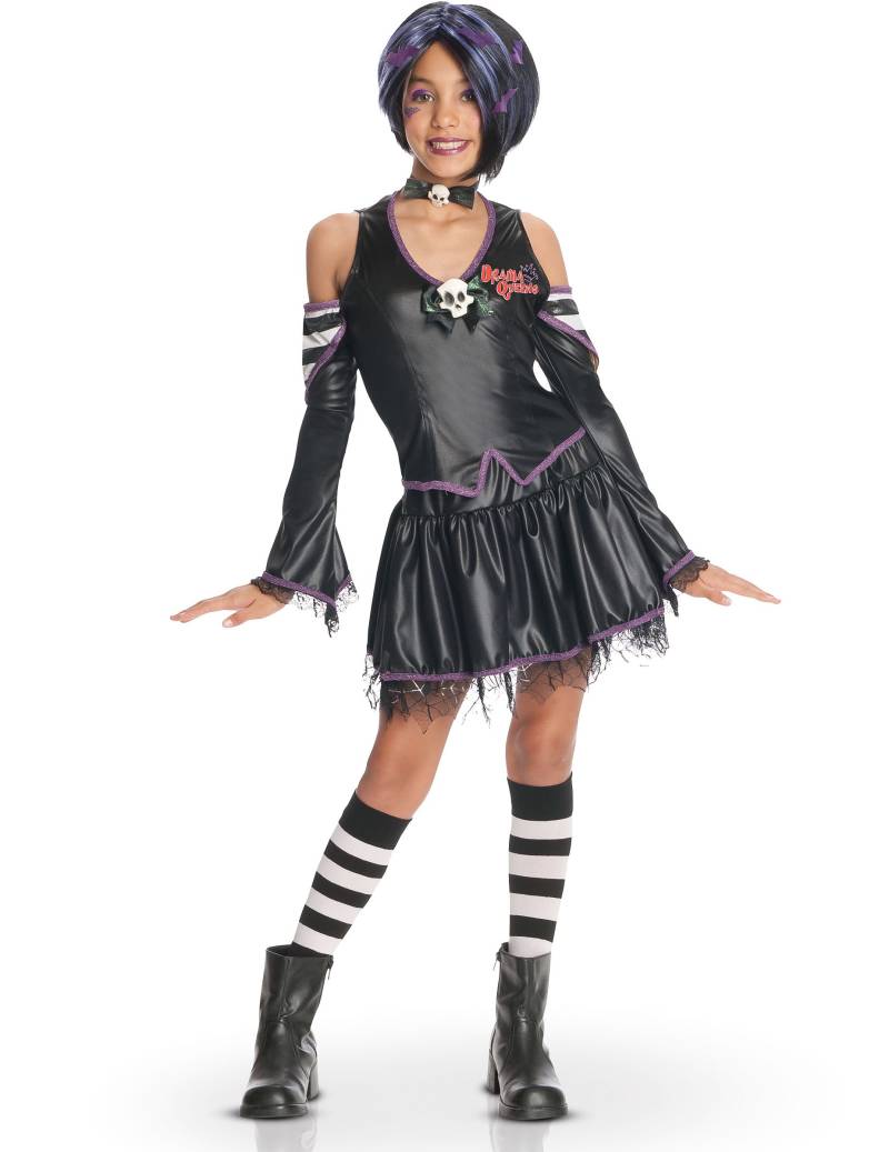 Gothic Malice Halloween-Kinderkostüm für Mädchen schwarz-lila-weiss von RUBIES FRANCE