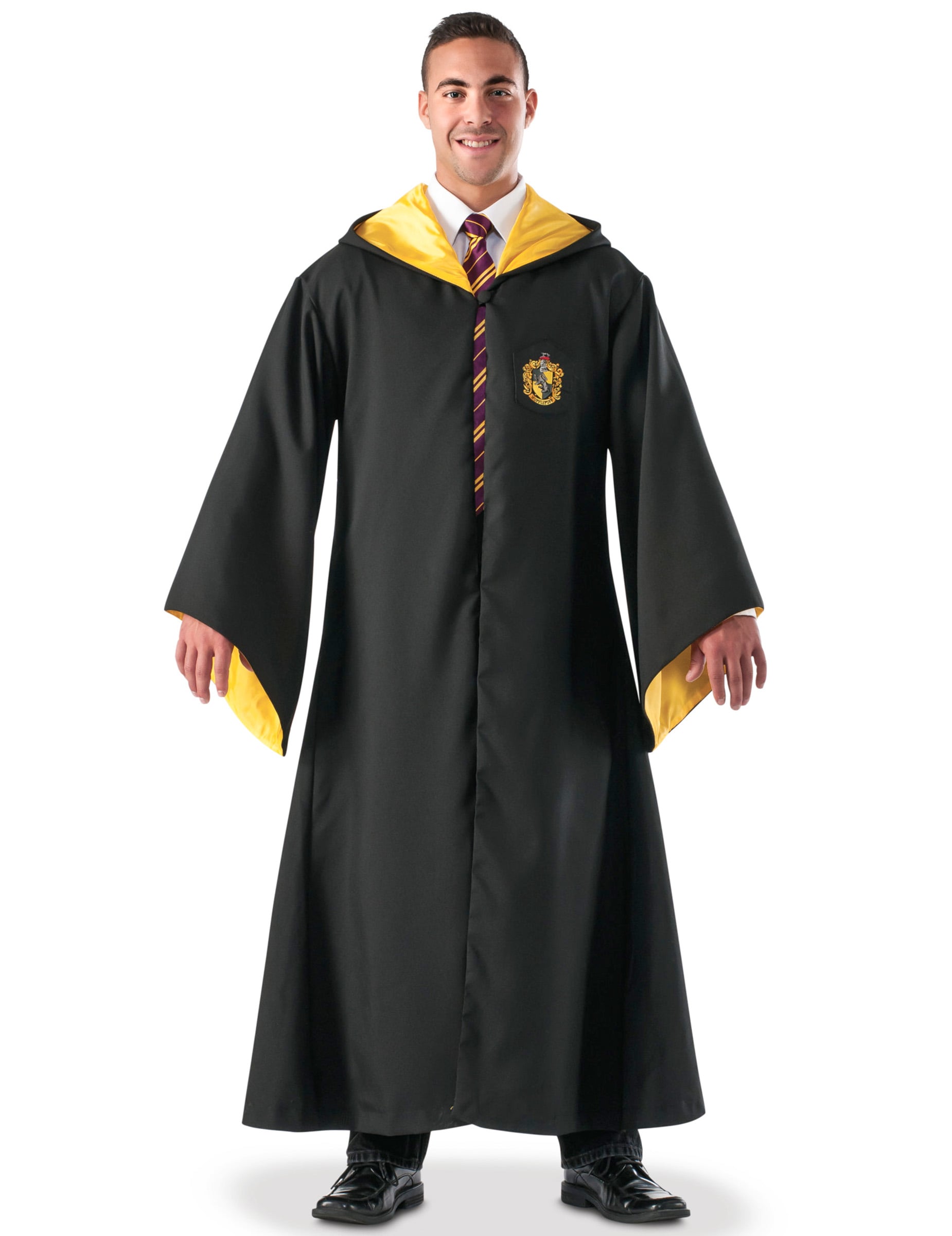 Hufflepuff Zauberer-Robe Harry Potter für Erwachsene schwarz-gelb Hufflepuff Zauberer-Robe Harry Potter für Erwachsene schwarz-gelb von RUBIES FRANCE