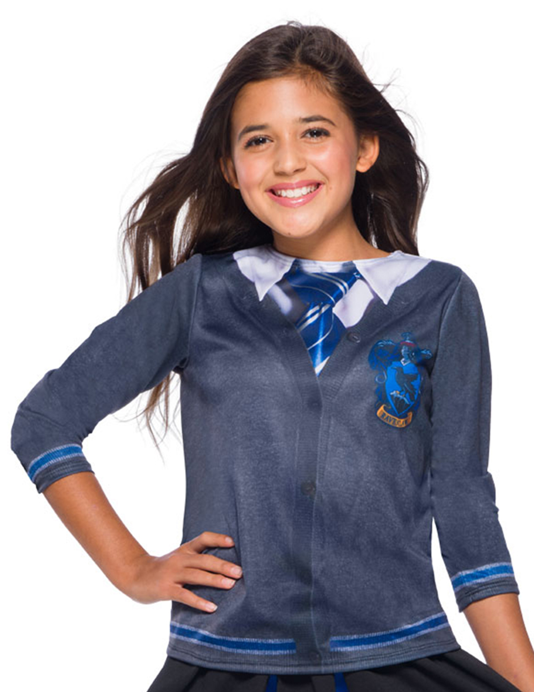 Ravenclaw-Schüleruniform für Kinder Harry Potter blau-grau-weiß von RUBIES FRANCE