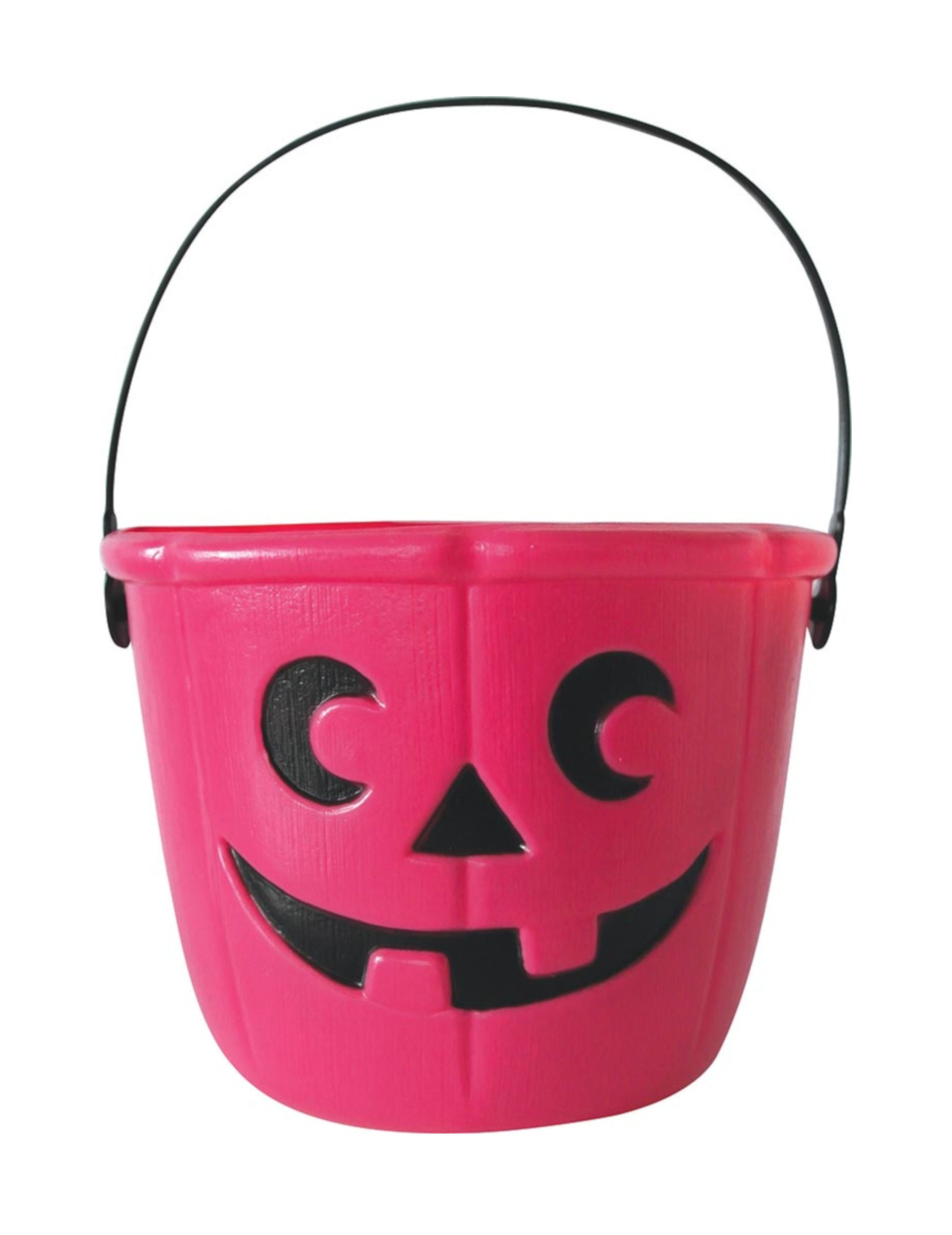 Süssigkeiten-Eimer für Halloween pink von RUBIES FRANCE