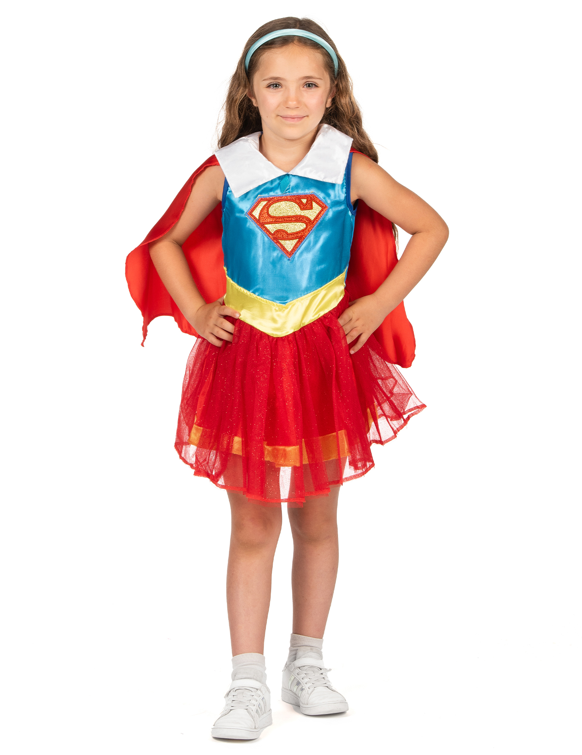Supergirl-Mädchenkostüm DC Super Hero Girls blau-rot-gelb Supergirl-Mädchenkostüm DC Super Hero Girls blau-rot-gelb von RUBIES FRANCE
