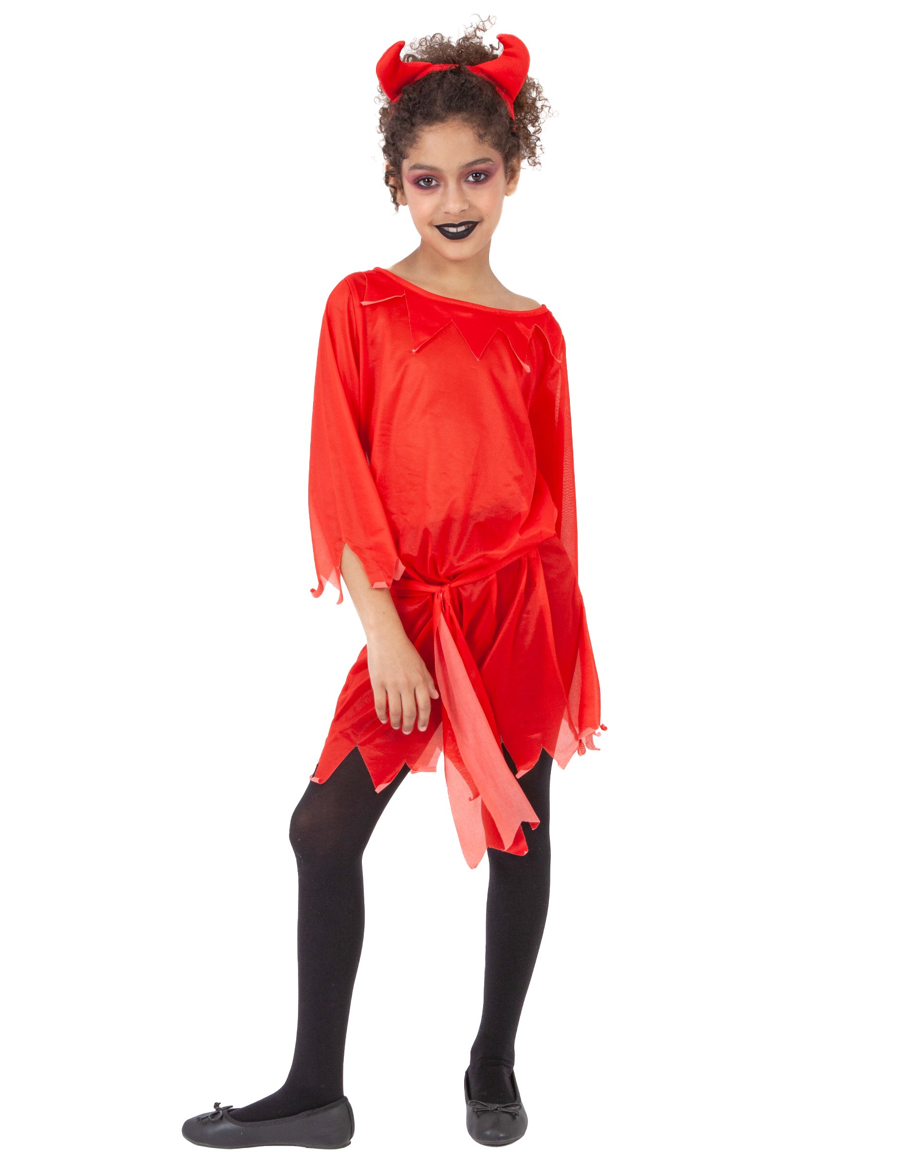 Teufel Mädchenkostüm rot Teufel Mädchenkostüm rot von RUBIES FRANCE