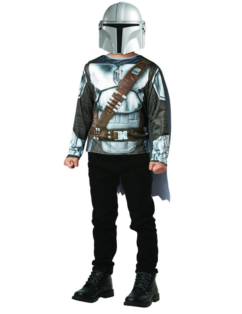 The Mandalorian-Kinderkostüm grau-silberfarben von RUBIES FRANCE