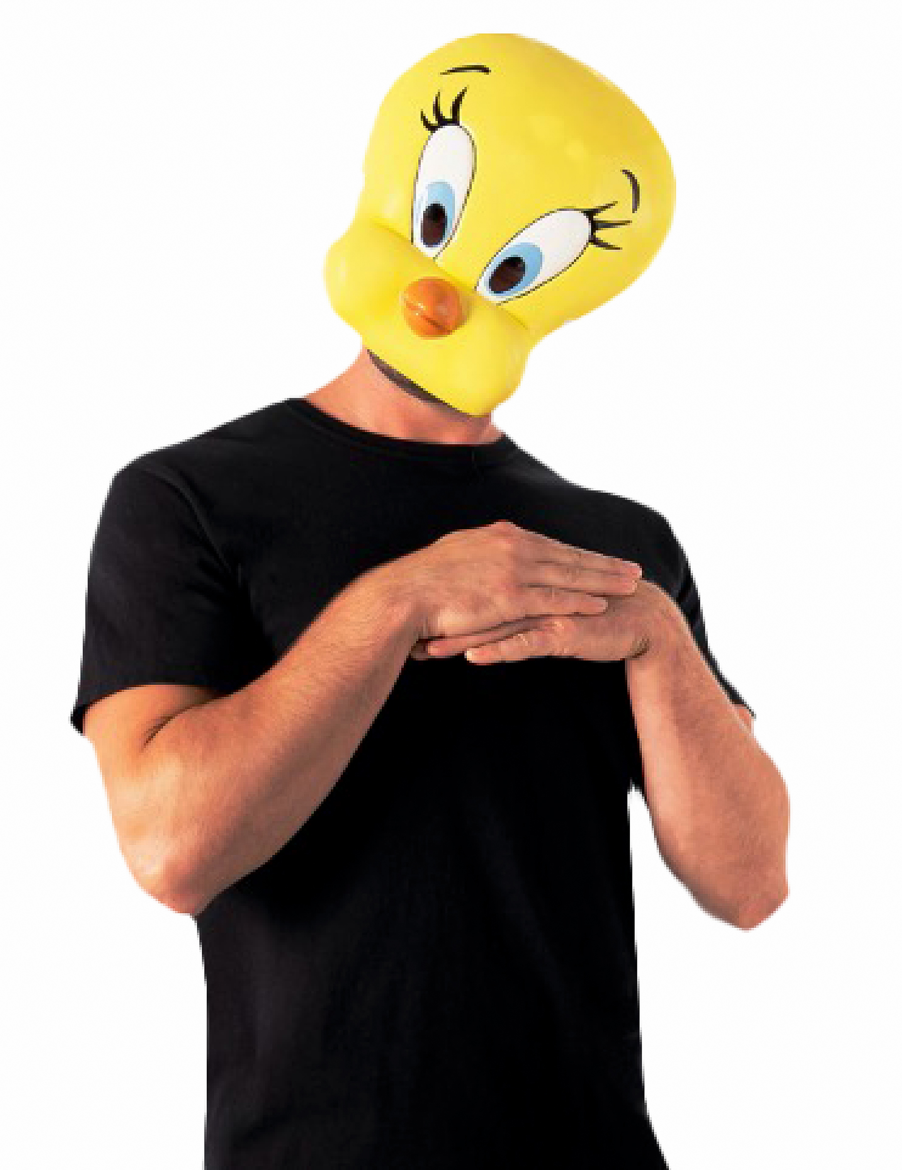 Tweety Maske für Erwachsene Looney Tunes gelb von RUBIES FRANCE