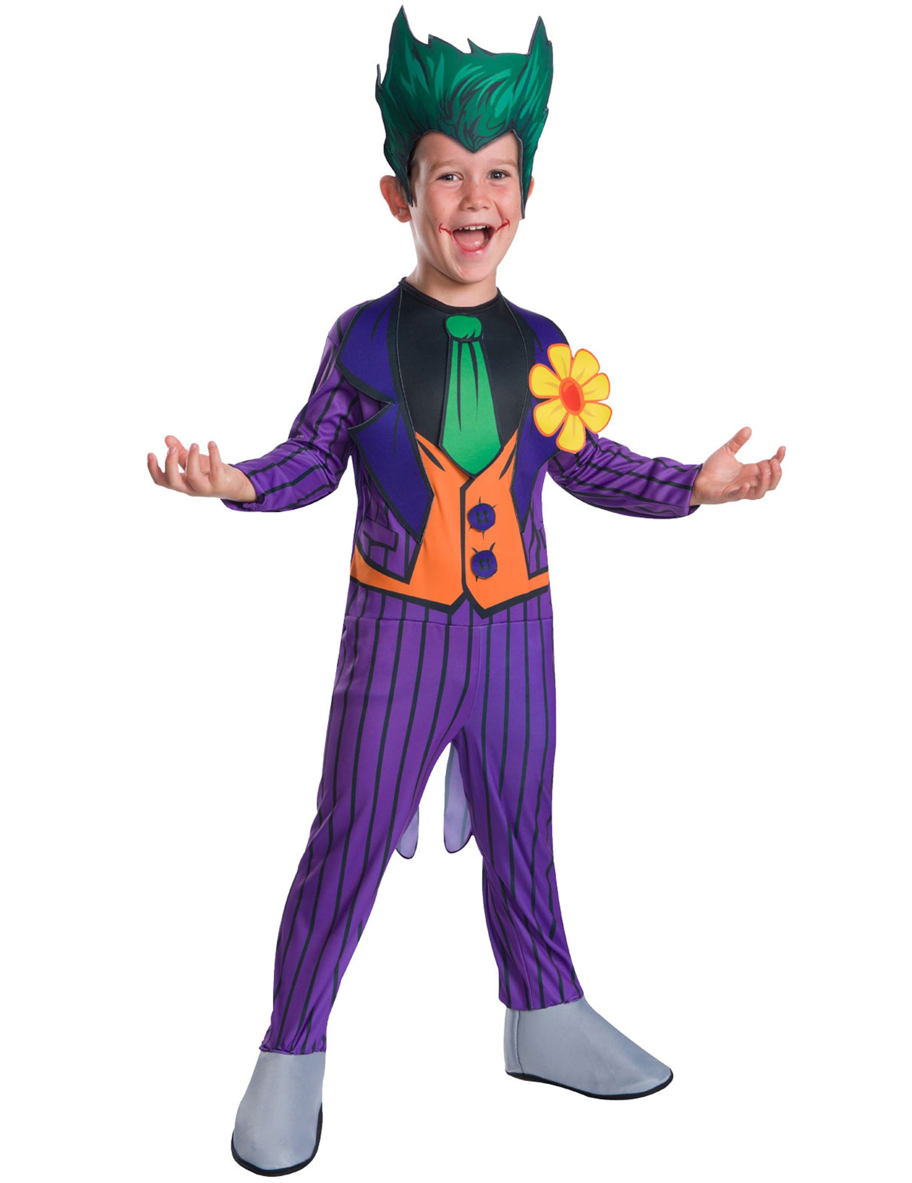 Joker-Deluxeverkleidung für Kinder Fasching violett-grün Joker-Deluxeverkleidung für Kinder Fasching violett-grün von RUBIES NL