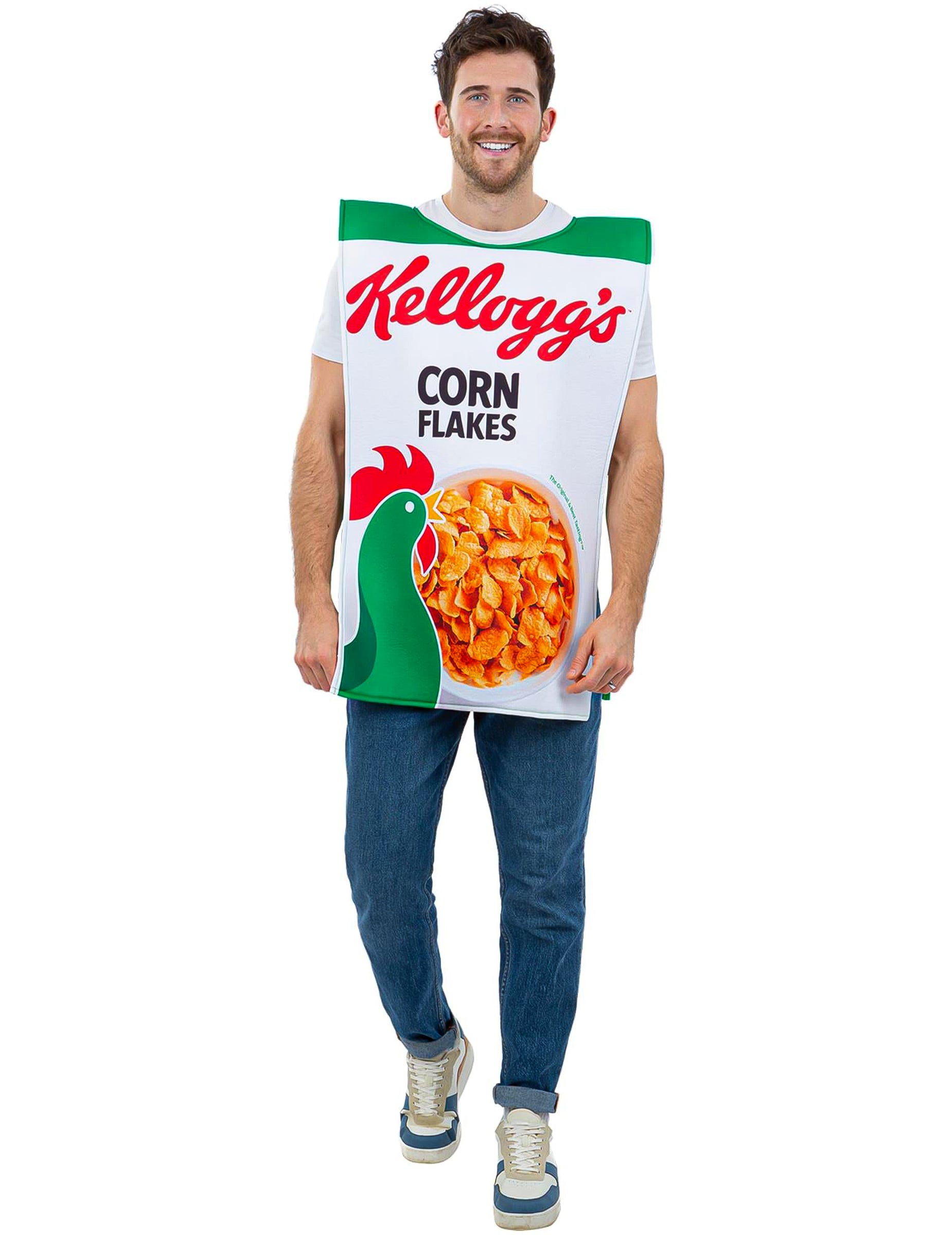 Kellogg's Corn Flakes Cornflakes-Packung Kostüm für Erwachsene Kellogg's Corn Flakes Cornflakes-Packung Kostüm für Erwachsene von RUBIES NL
