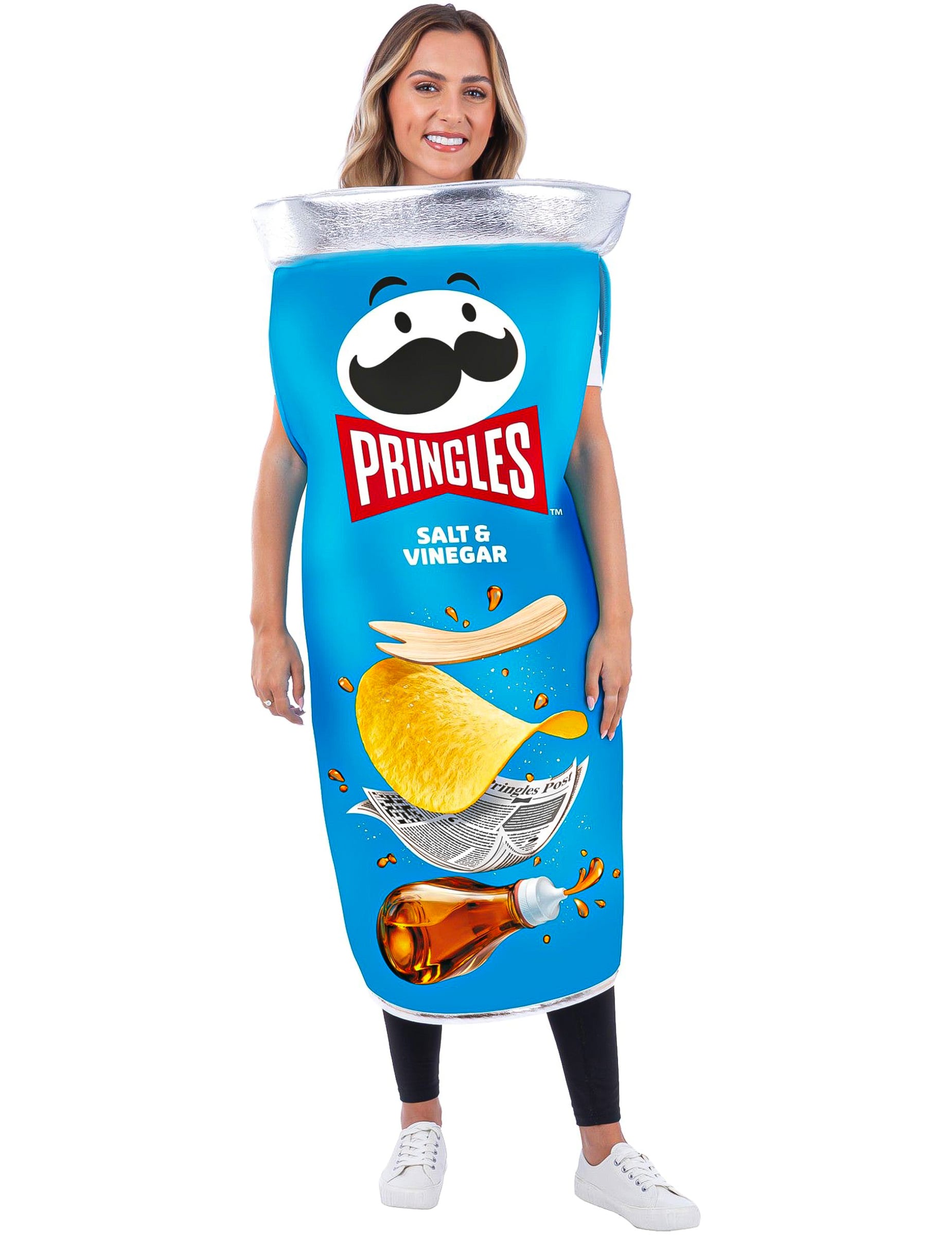 Pringles Salz + Essig Kostüm für Erwachsene Pringles Salz + Essig Kostüm für Erwachsene von RUBIES NL