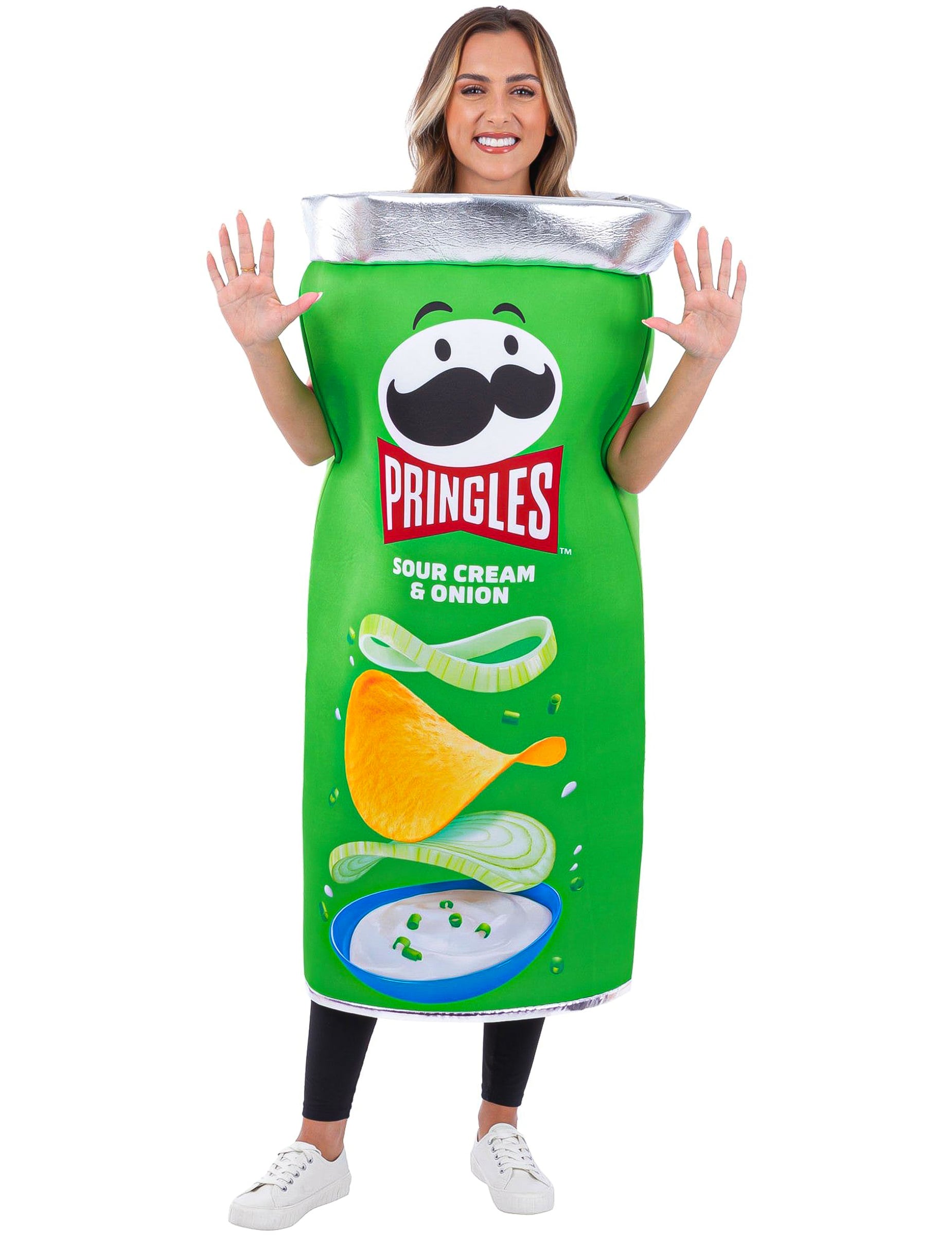Pringles Sour Cream + Onion Kostüm für Erwachsene Pringles Sour Cream + Onion Kostüm für Erwachsene von RUBIES NL