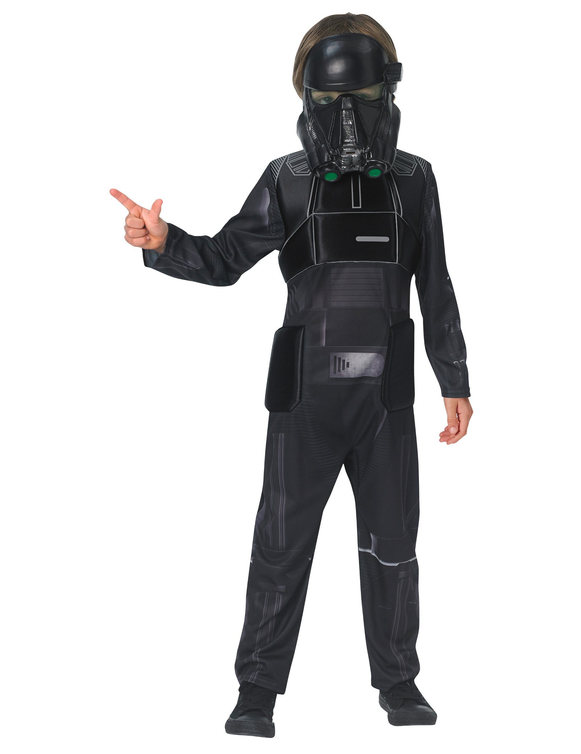 Deathtrooper Star Wars Deluxe Kinderkostüm Lizenzware schwarz von RUBIES UK