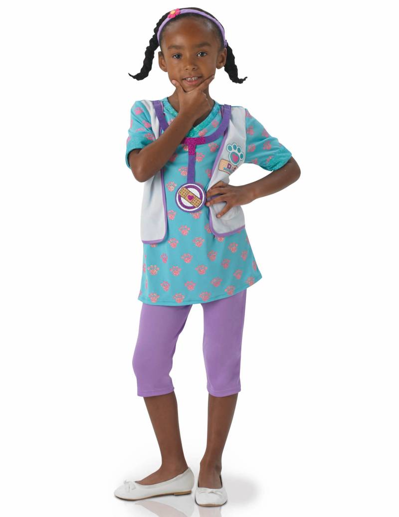 Doc McStuffins-Kostüm für Kinder Karneval violett-türkis von RUBIES UK