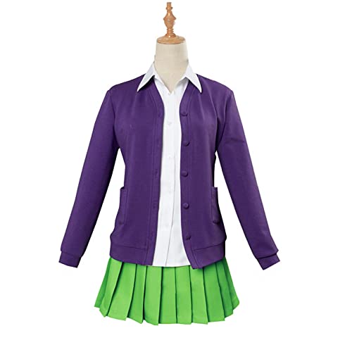 RUIRUICOS Anime Quintessential Quintuplets Cosplay Costume Nakano Ichika/Nino/Yotsuba Sweater Skirt Top Cartoon JK School Uniform Set 3XL 5 von RUIRUICOS