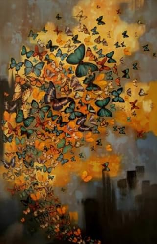 1000 Pcs Puzzles, Abstract Butterflys, Colourful Jigsaw,Dekompressionsspiel-Kunstplakate Für Erwachsene, Memory Cognition Games Wy191Zq von RUIYANMQ