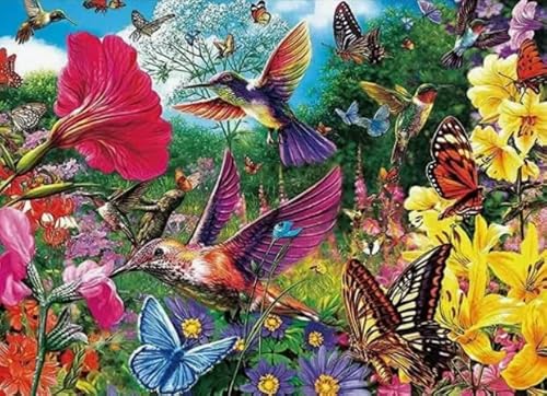 1000 Pieces, Animal Bird, Art Jigsaw, Color Puzzles, Fun Adult Alzheimer Puzzle Toy, Family Stress Reduction Games Posters Wy402Zq von RUIYANMQ