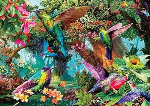 Animal Birds, Art Colour Jigsaw, 1000 Pieces, Lustiges Spiel Spielzeug Poster Lernspiel Für Gedächtnisspiele Für Ältere Menschen Wy35Zq von RUIYANMQ