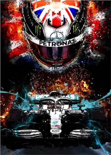 F1 Racings　Posters - 1000 Teile Puzzle Puzzlas - Irregular Puzzles - Pädagogisches Spielzeug Zum Stressabbau Für Die Ganze Familie - Adult Stress Relief Game Art Picture Tk50Zw von RUIYANMQ