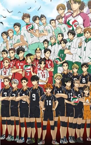 Puzzle 1000 Stück - Japanese Animes Haikyuu - Lernspielzeug Für Kinder - Colour Puzzle - Gedächtnis Spiele Für Erwachsene - Family Stress Reduction Games Yq315Zp von RUIYANMQ