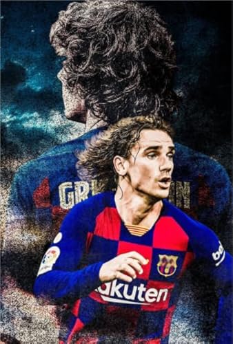 Puzzle 1000 Teile, French Soccer Player A.Griezmann, Personalised Art Jigsaws, Lustige Puzzle-Poster Stressabbau-Spiele Für Männer Wy491Zq von RUIYANMQ