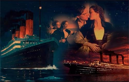 Puzzles 1000 Stück - Film Titanic'S Art Posters - Memory Games for The Elderly - Pädagogisches Familien Spielzeug - Erwachsene Puzzle Challenge Spiel Yq289Zp von RUIYANMQ