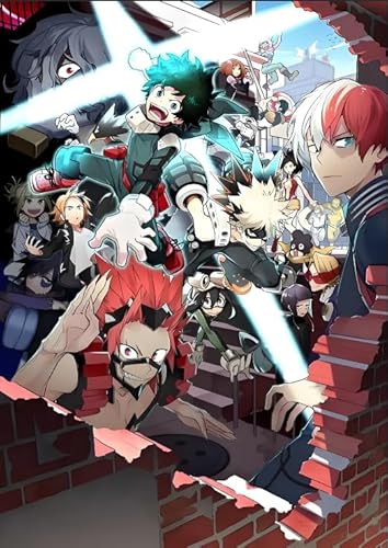 RUIYANMQ 1000 Piece Japanese Animes Midoriya My Academias Poster Für Erwachsene Familie Lernspielzeug Xq386Zy von RUIYANMQ