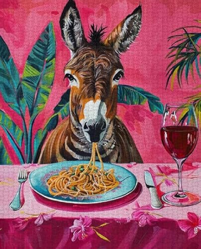 RUIYANMQ 1000 Pieces,Buntes Puzzle,Unregelmäßiges Puzzle Gifts,Funny Animals Eating Food,Lernspielzeug Für Erwachsene,Gedächtnis- Und Wahrnehmungs Spiele Für Ältere Menschen,Jigsaw Dx88Zp RUIYANMQ 1000 Pieces,Buntes Puzzle,Unregelmäßiges Puzzle Gifts,Funny Animals Eating Food,Lernspielzeug Für Erwachsene,Gedächtnis- Und Wahrnehmungs Spiele Für Ältere Menschen,Jigsaw Dx88Zp von RUIYANMQ