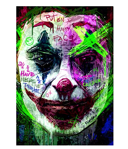 RUIYANMQ 1000 Stück Puzzle Für Erwachsene 1000 Stück Puzzle Film Joker Abstrakt Moderne Poster Puzzle 1000 Stück Uw74Zp von RUIYANMQ