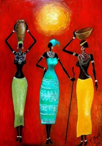 RUIYANMQ 1000-Teile-Puzzle Abstract African Woman Art Posters Lernspielzeug für Erwachsene Puzzles Qw3Zp von RUIYANMQ