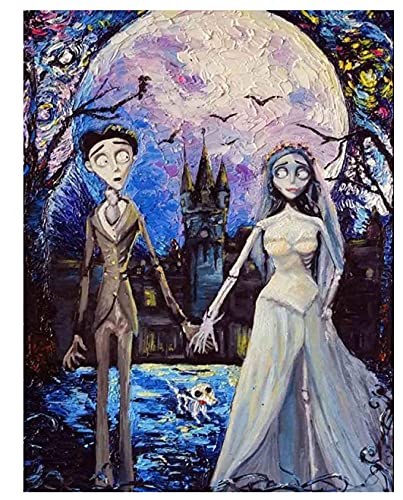 RUIYANMQ Corpse Bride Herausfordernde Erwachsene Und Teen Casual Puzzle 1000 Stück Wandkunst Holz Erwachsene Spielzeug Dekompression Spiel Vq692Zw von RUIYANMQ