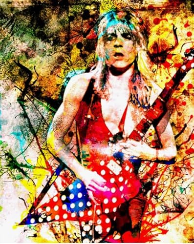 RUIYANMQ Gitarrist Randy Rhoads Wandkunst Poster Aus Holz 1000 Stück Puzzle Erwachsenen-Spielzeug Dekompression Spiel Gt61Vy von RUIYANMQ