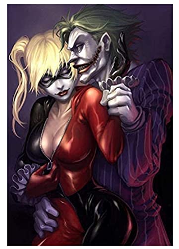 RUIYANMQ Harley Quinn Und Joker Poster Holz Puzzle 1000 Stück Adult Toys Dekompression Spiel Vq123Zw von RUIYANMQ