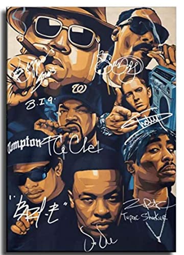 RUIYANMQ Holz Puzzle 1000 Stück Legenden Rapper Poster Erwachsene Kinder Spielzeug Dekompression Spiel Vq605Zw von RUIYANMQ