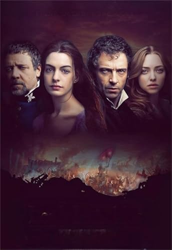 RUIYANMQ Holzpuzzle 1000 Teile Miserables Musical-Filmplakat Für Erwachsene Lernspielzeug Puzzles Jy146Cz von RUIYANMQ