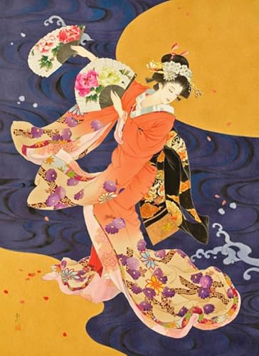 RUIYANMQ Japanese Woman Art Poster Puzzle 1000 Teile Puzzle Für Erwachsene Familie Dekompression Spiele Xq28Zy von RUIYANMQ