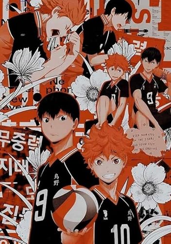 RUIYANMQ Jigsaw Puzzle 1000 Japanese Animes Haikyuu!! Poster for Adults Educational Toys Puzzles Gt170Zw von RUIYANMQ