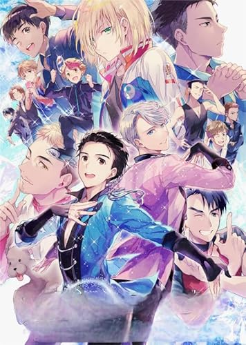 RUIYANMQ Jigsaw Puzzle 1000 Japanese Animes Yuri!!! On Ice Posters for Adults Educational Toys Puzzles Qz267Yk von RUIYANMQ