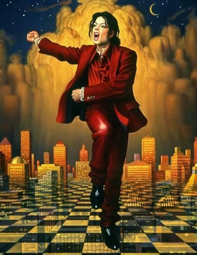 RUIYANMQ Jigsaw Puzzle 1000 Musician Dancer Michael Poster for Adults Educational Toys Puzzles Gt105Zw von RUIYANMQ